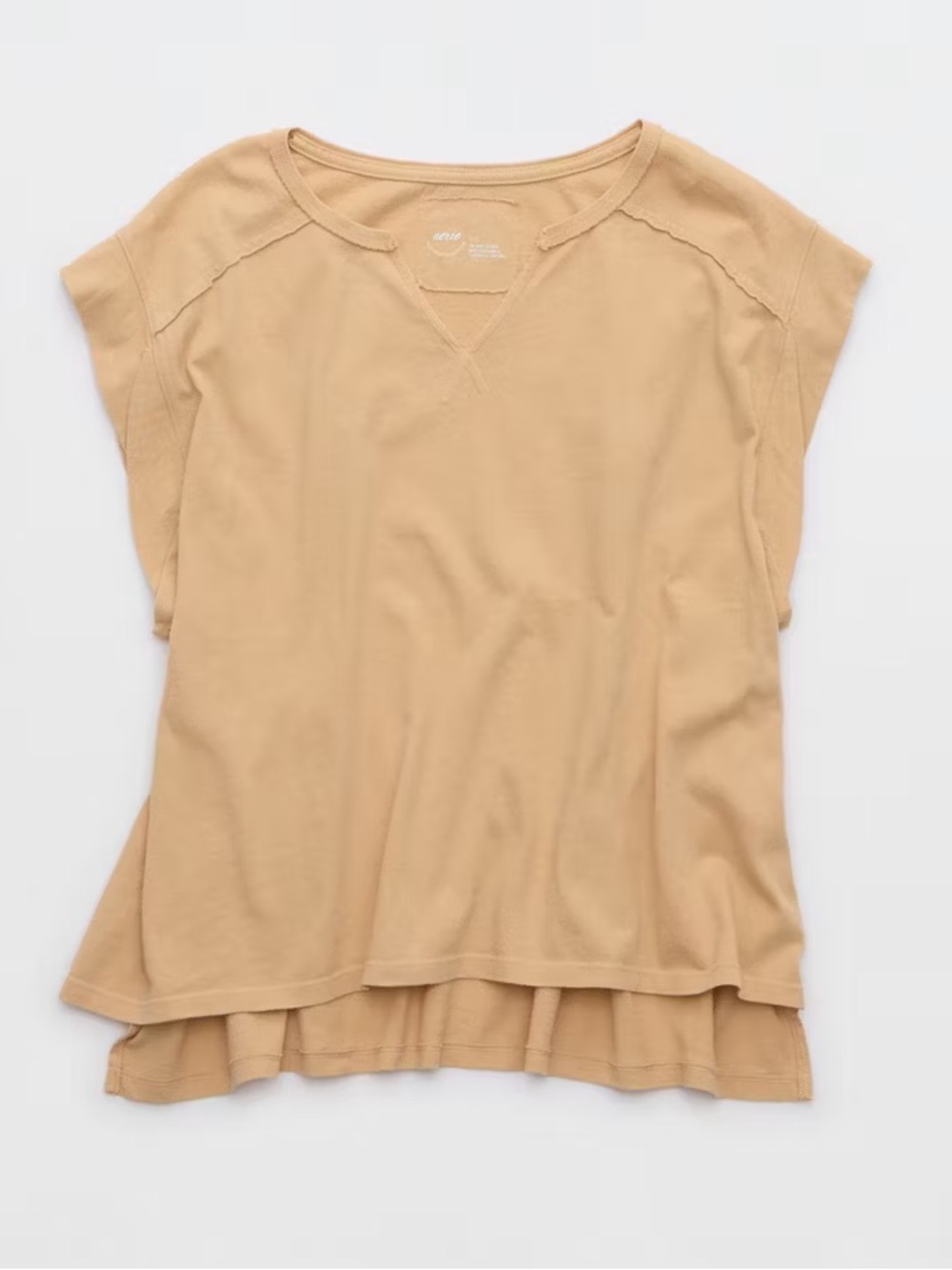 Aerie Summer Breeze Notch Neck T-Shirt